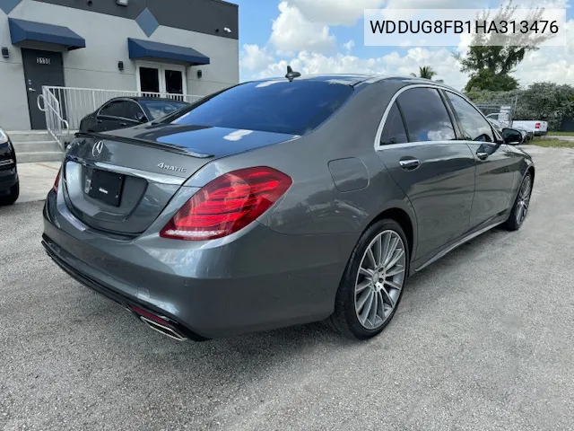 2017 Mercedes-Benz S 550 4Matic VIN: WDDUG8FB1HA313476 Lot: 68955054