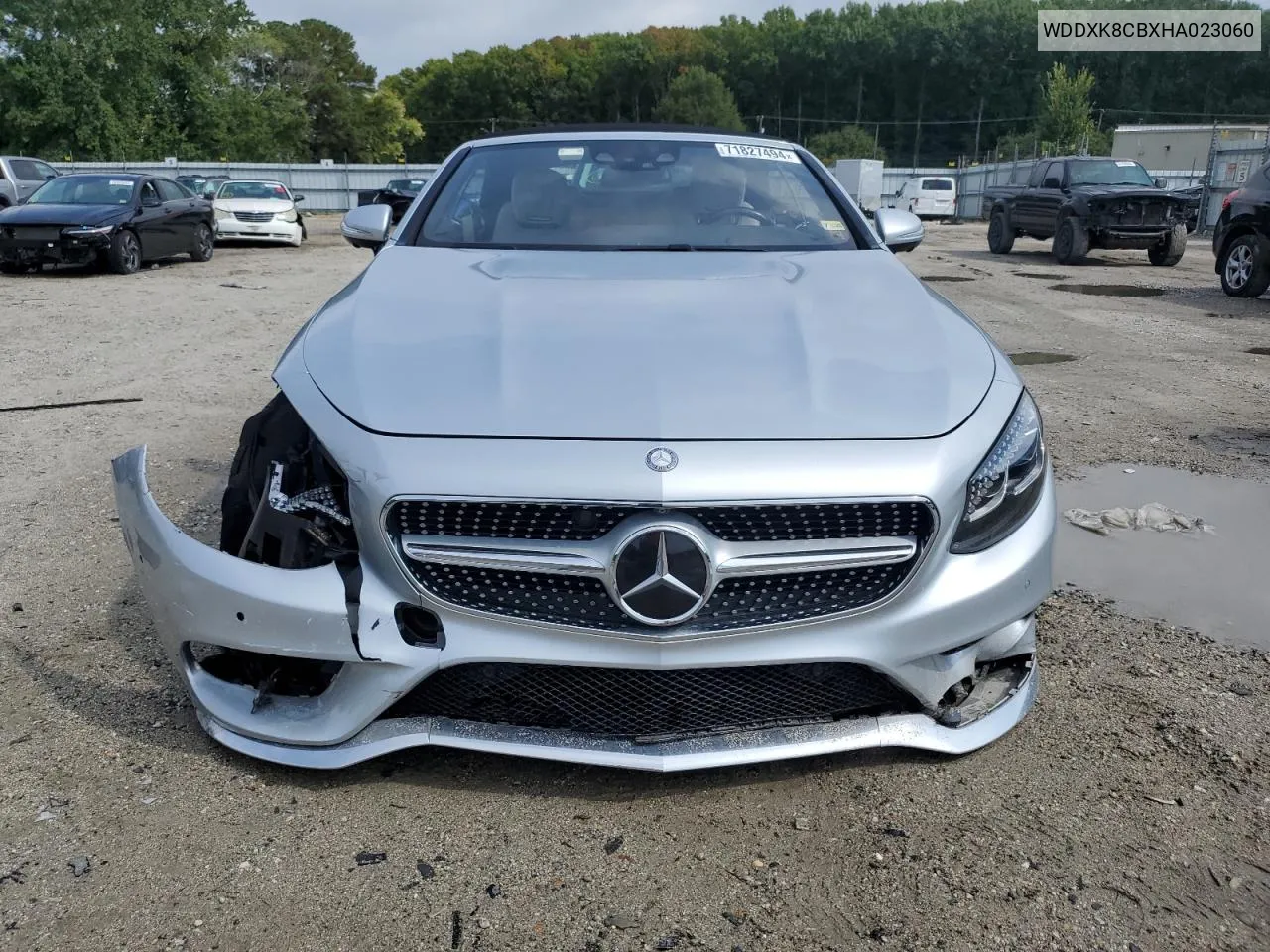 2017 Mercedes-Benz S 550 VIN: WDDXK8CBXHA023060 Lot: 71827494