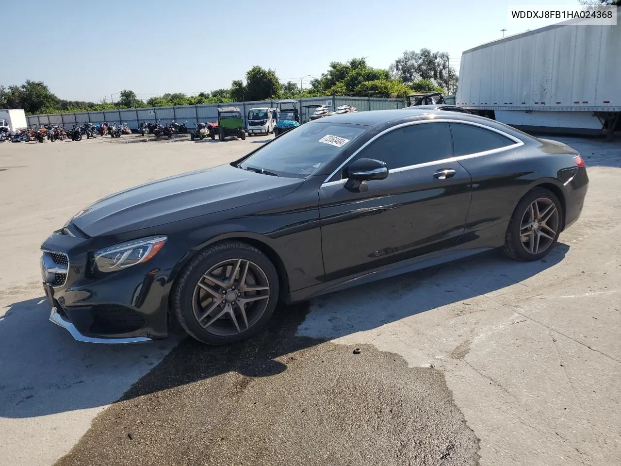 2017 Mercedes-Benz S 550 VIN: WDDXJ8FB1HA024368 Lot: 72063484