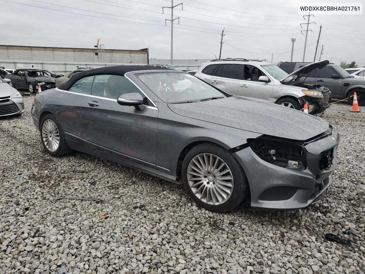 2017 Mercedes-Benz S 550 VIN: WDDXK8CB8HA021761 Lot: 73103034