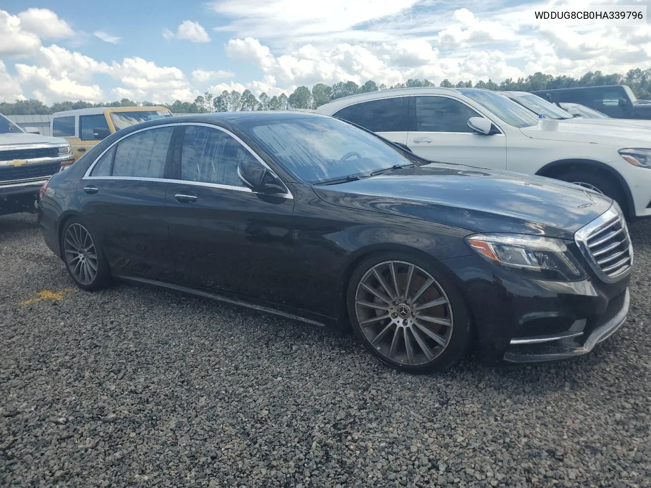 2017 Mercedes-Benz S 550 VIN: WDDUG8CB0HA339796 Lot: 73827364