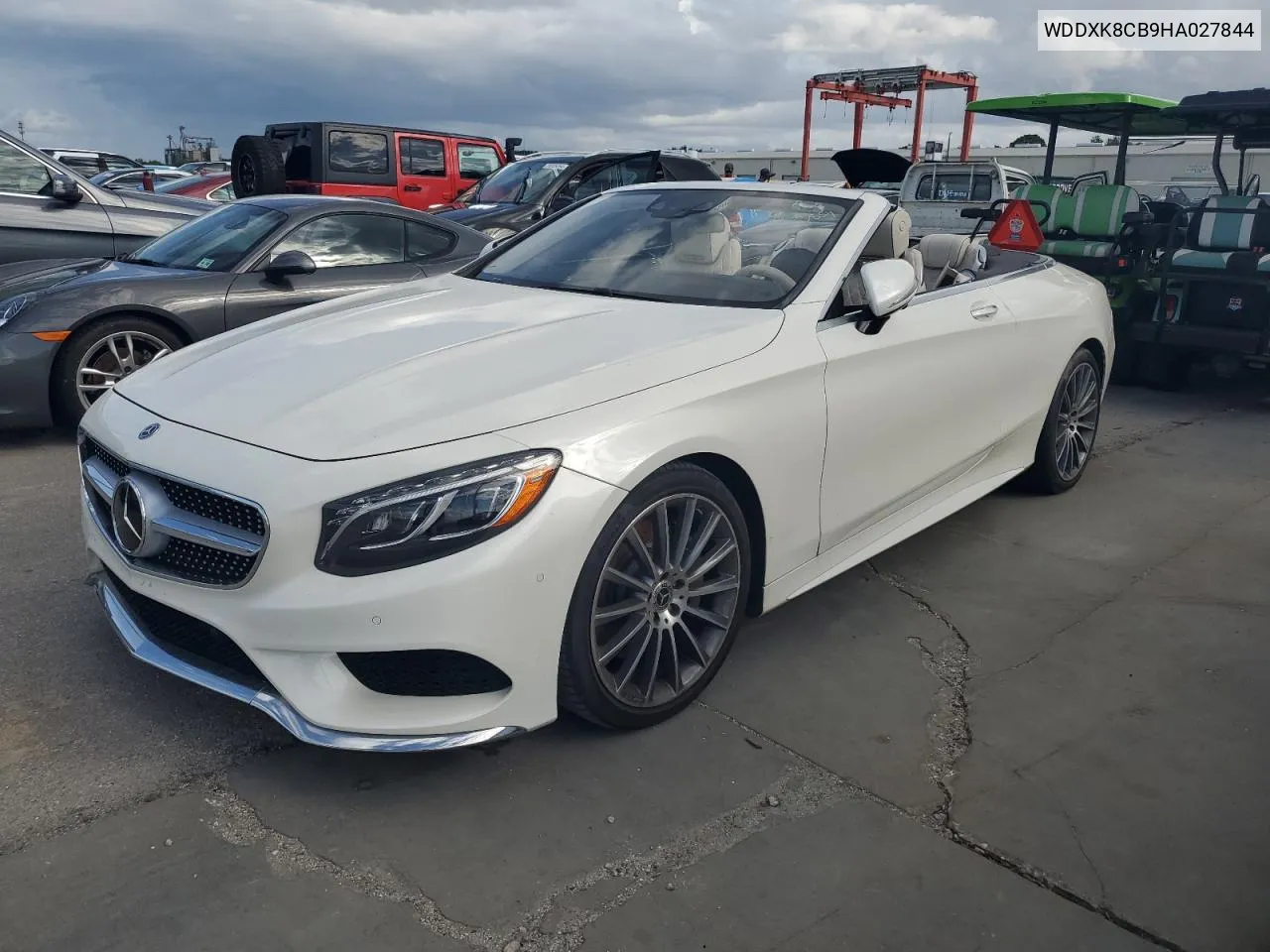 2017 Mercedes-Benz S 550 VIN: WDDXK8CB9HA027844 Lot: 74137854