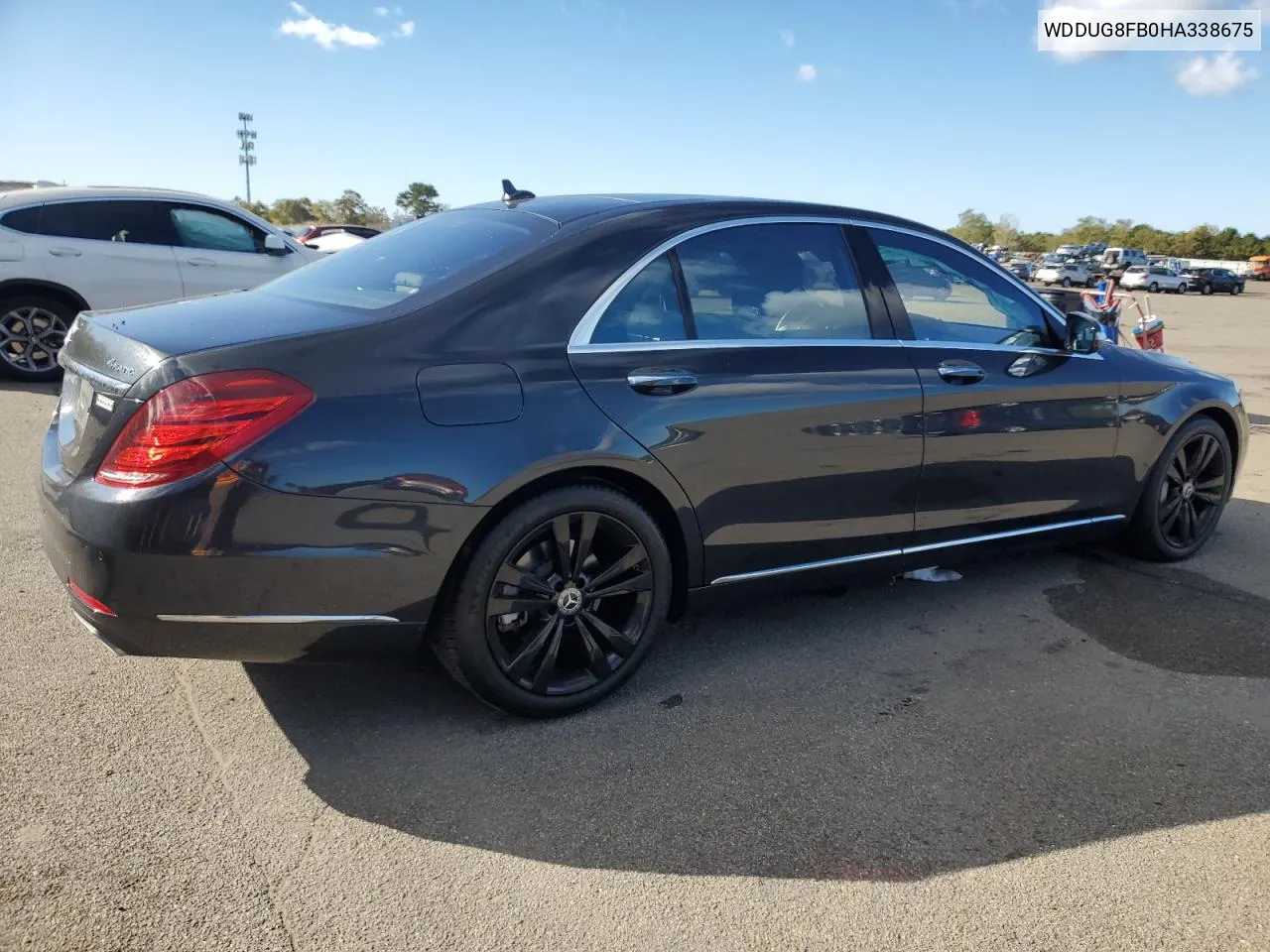 2017 Mercedes-Benz S 550 4Matic VIN: WDDUG8FB0HA338675 Lot: 74771424