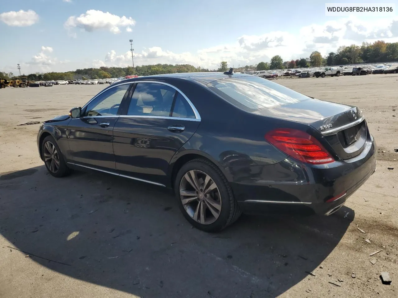 2017 Mercedes-Benz S 550 4Matic VIN: WDDUG8FB2HA318136 Lot: 74911614