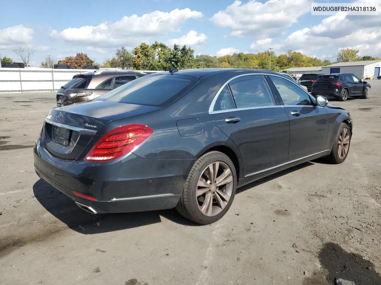 2017 Mercedes-Benz S 550 4Matic VIN: WDDUG8FB2HA318136 Lot: 74911614