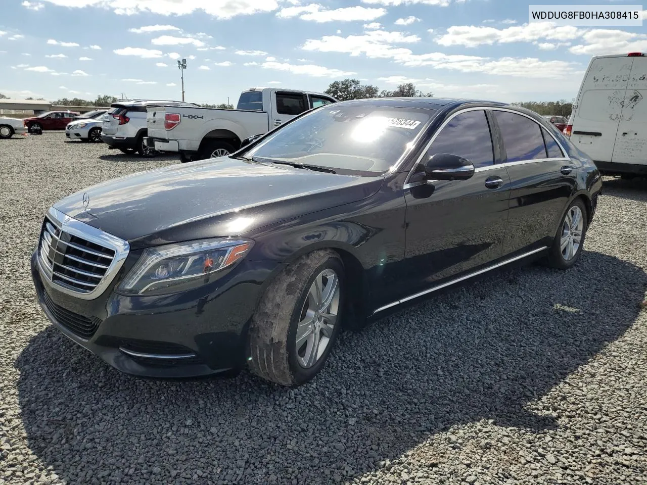 2017 Mercedes-Benz S 550 4Matic VIN: WDDUG8FB0HA308415 Lot: 76528344