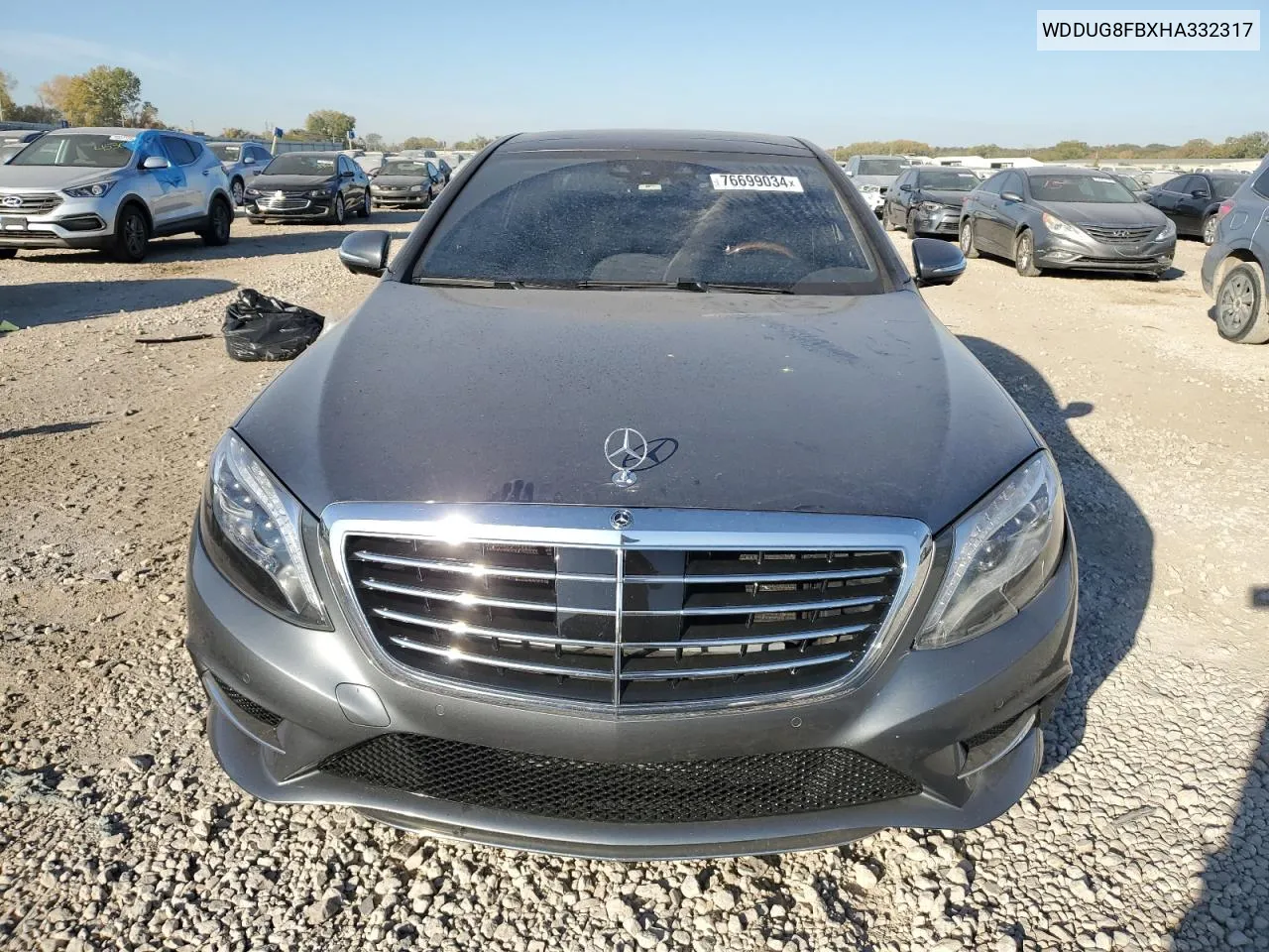 2017 Mercedes-Benz S 550 4Matic VIN: WDDUG8FBXHA332317 Lot: 76699034