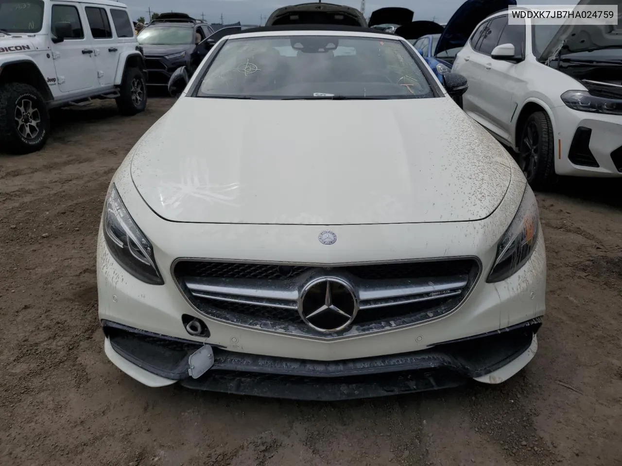 2017 Mercedes-Benz S 63 Amg VIN: WDDXK7JB7HA024759 Lot: 76857344