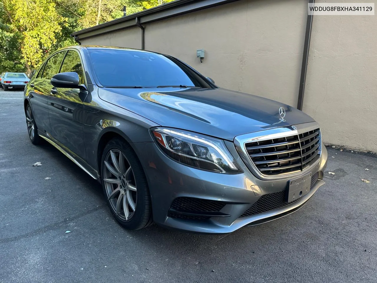 2017 Mercedes-Benz S 550 4Matic VIN: WDDUG8FBXHA341129 Lot: 80298754