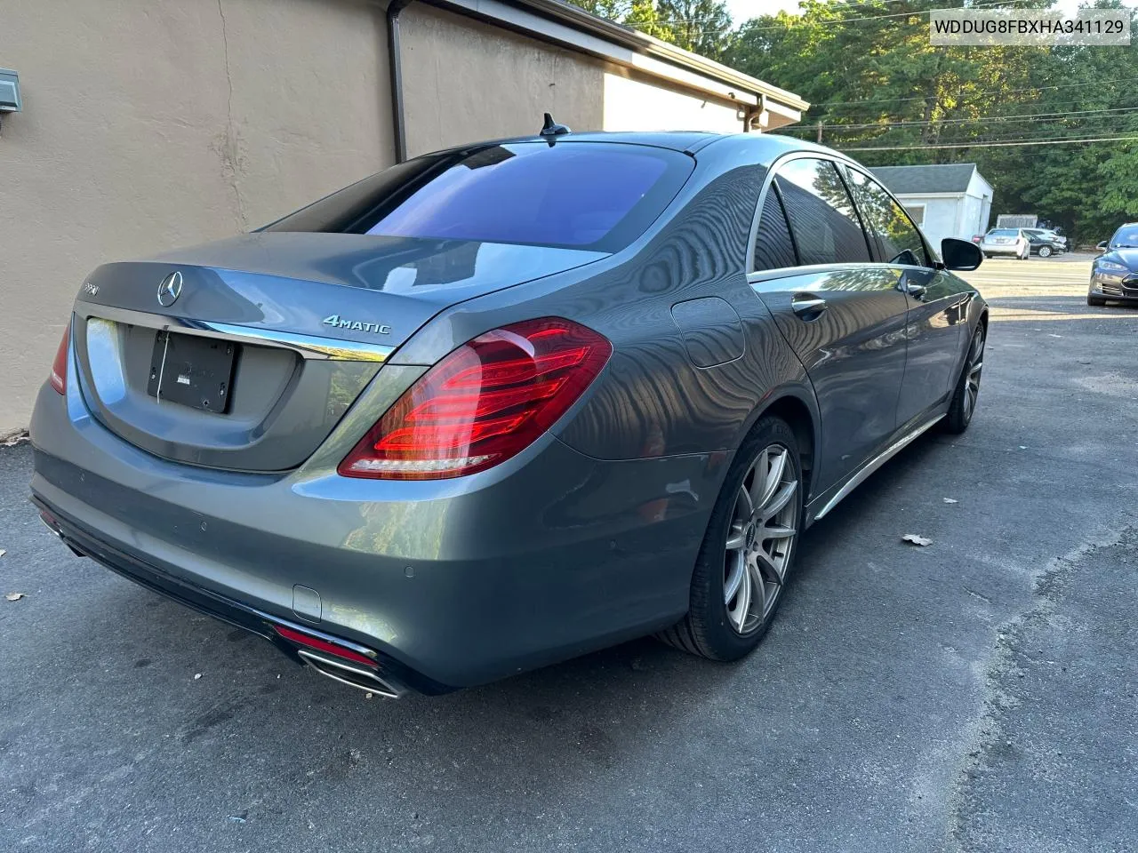 2017 Mercedes-Benz S 550 4Matic VIN: WDDUG8FBXHA341129 Lot: 80298754