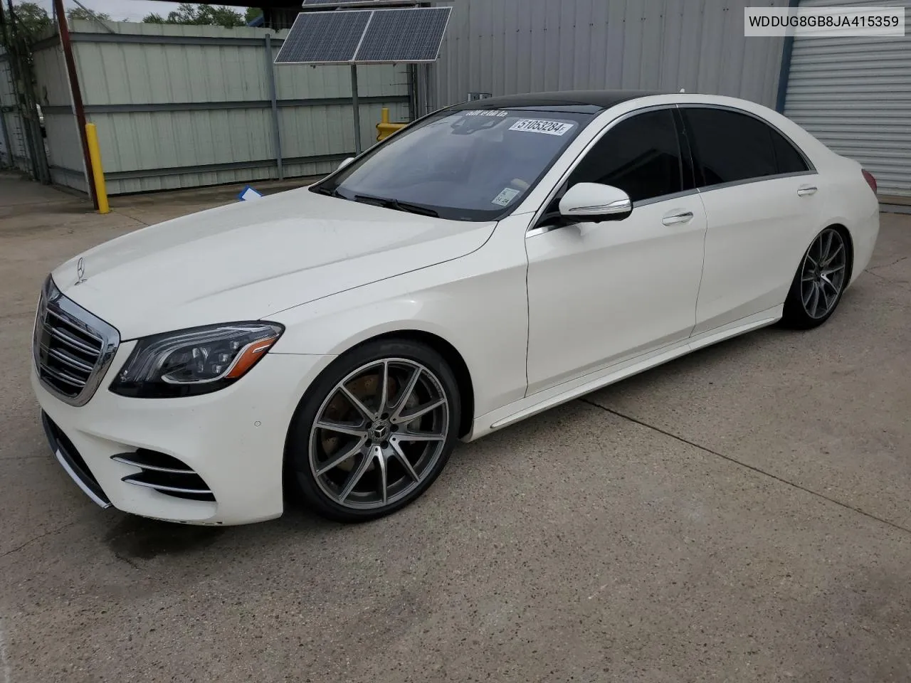 2018 Mercedes-Benz S 560 4Matic VIN: WDDUG8GB8JA415359 Lot: 51053284