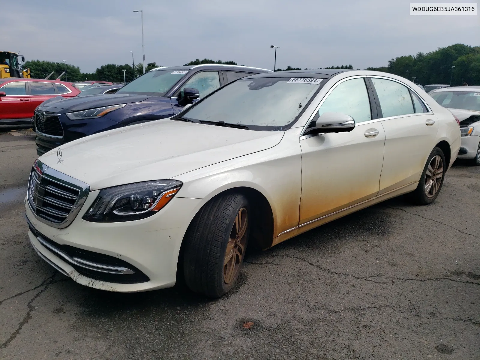 2018 Mercedes-Benz S 450 4Matic VIN: WDDUG6EB5JA361316 Lot: 65776594