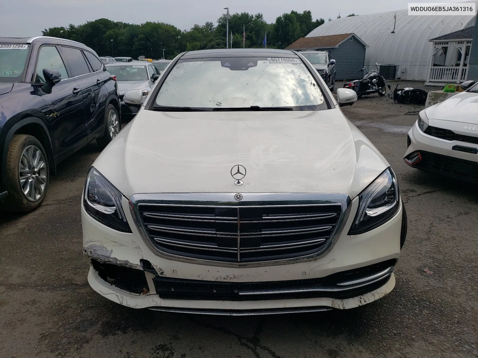 2018 Mercedes-Benz S 450 4Matic VIN: WDDUG6EB5JA361316 Lot: 65776594