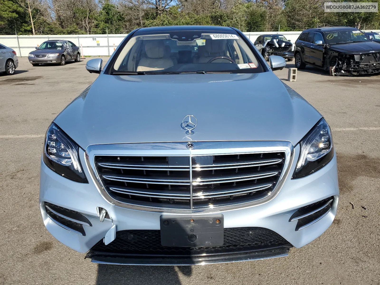 2018 Mercedes-Benz S 560 4Matic VIN: WDDUG8GB7JA362279 Lot: 68005014