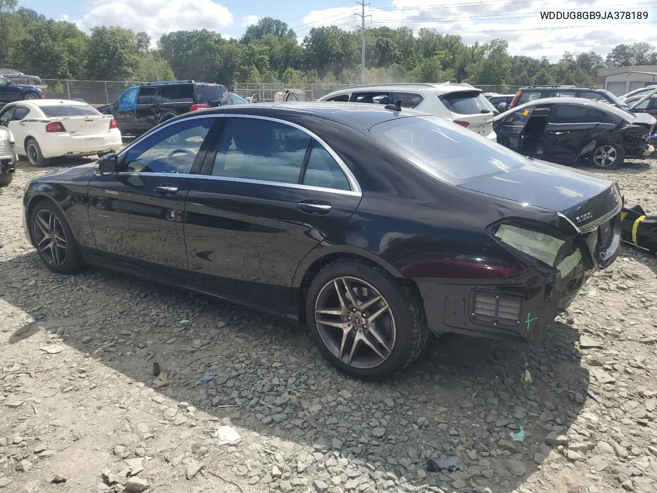 2018 Mercedes-Benz S 560 4Matic VIN: WDDUG8GB9JA378189 Lot: 69859204