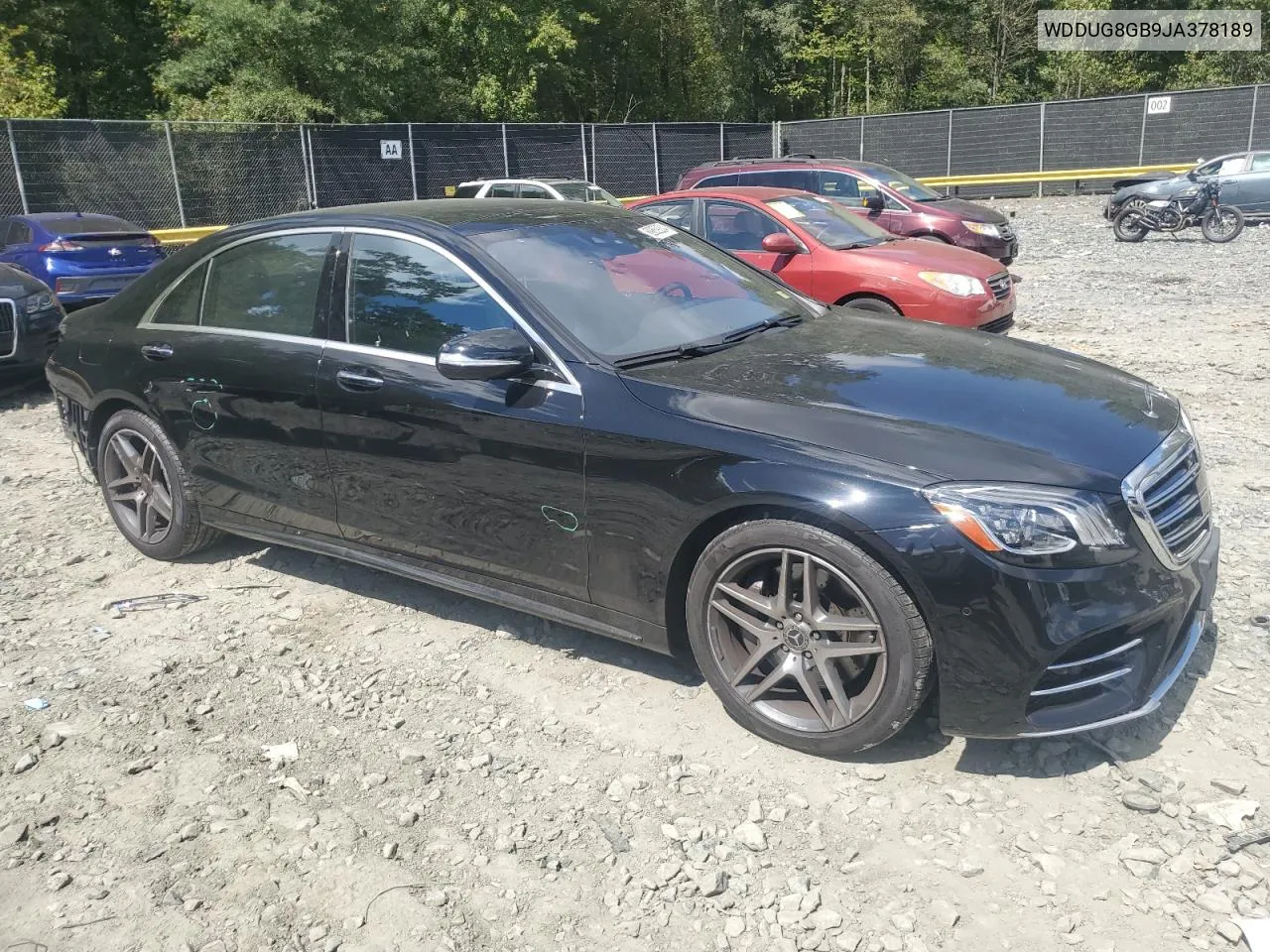 2018 Mercedes-Benz S 560 4Matic VIN: WDDUG8GB9JA378189 Lot: 69859204