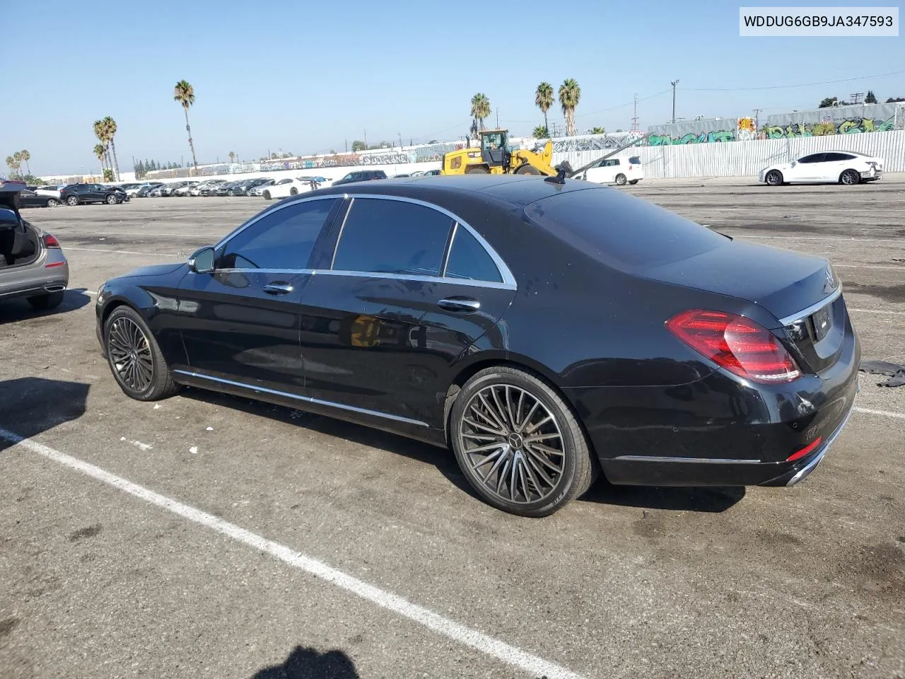 2018 Mercedes-Benz S 450 VIN: WDDUG6GB9JA347593 Lot: 70799634