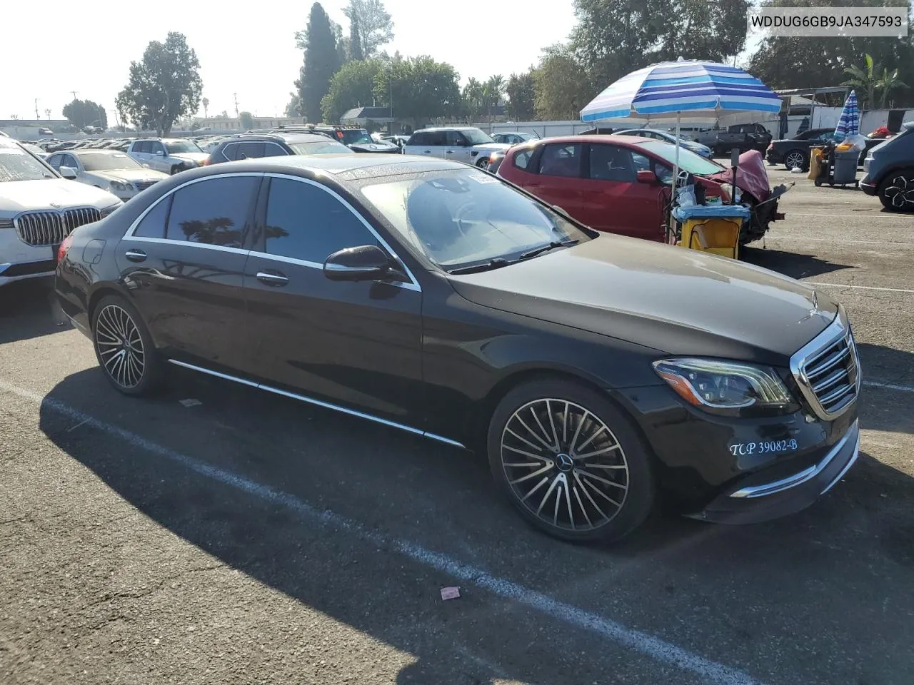 2018 Mercedes-Benz S 450 VIN: WDDUG6GB9JA347593 Lot: 70799634