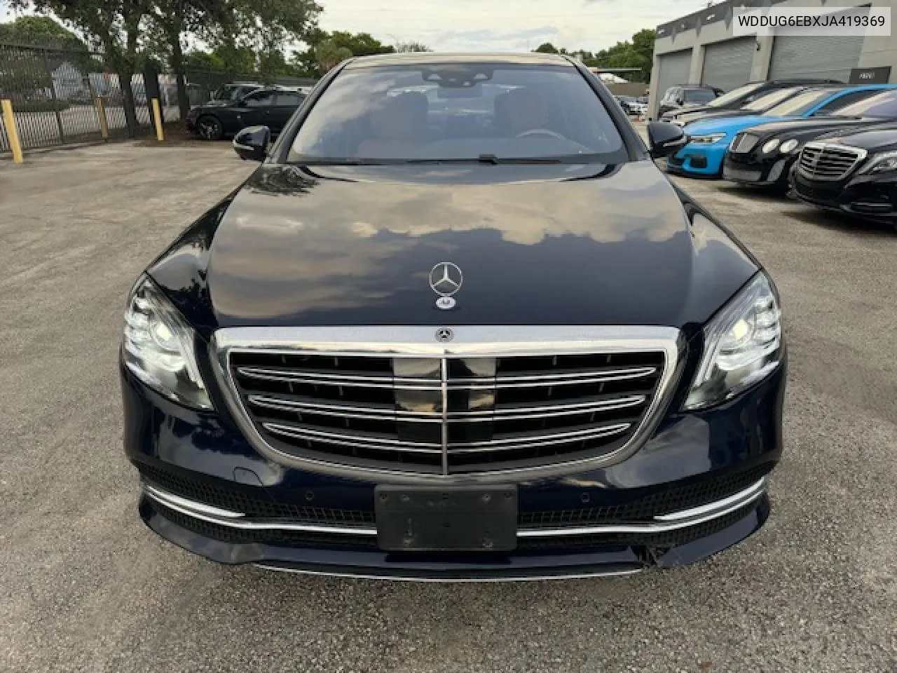 2018 Mercedes-Benz S 450 4Matic VIN: WDDUG6EBXJA419369 Lot: 80801594