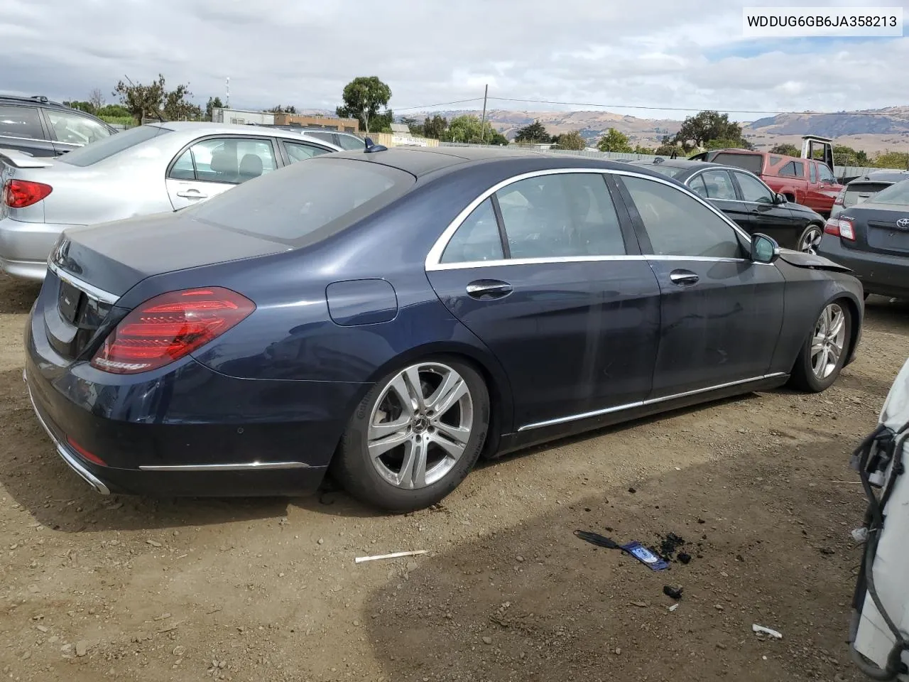 2018 Mercedes-Benz S 450 VIN: WDDUG6GB6JA358213 Lot: 71974204