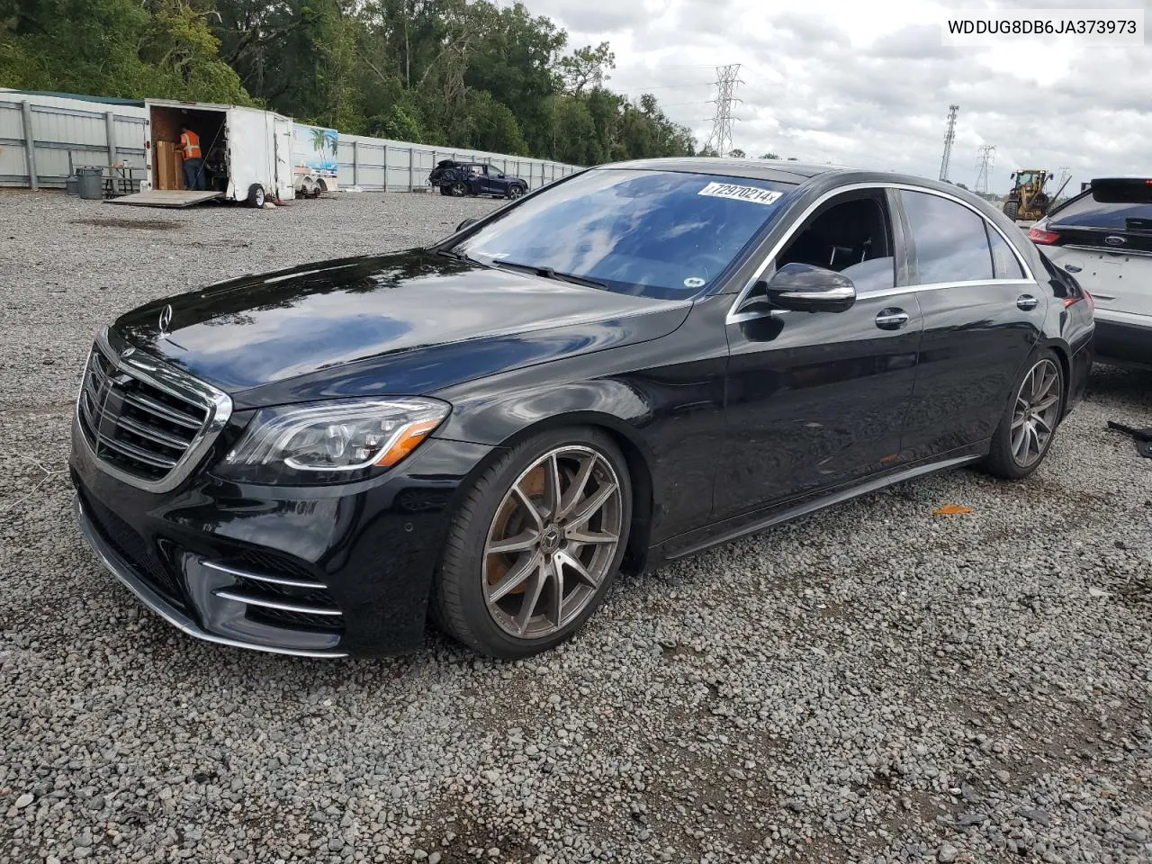 2018 Mercedes-Benz S 560 VIN: WDDUG8DB6JA373973 Lot: 72970214