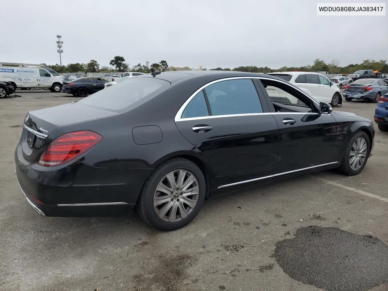 2018 Mercedes-Benz S 560 4Matic VIN: WDDUG8GBXJA383417 Lot: 73093964