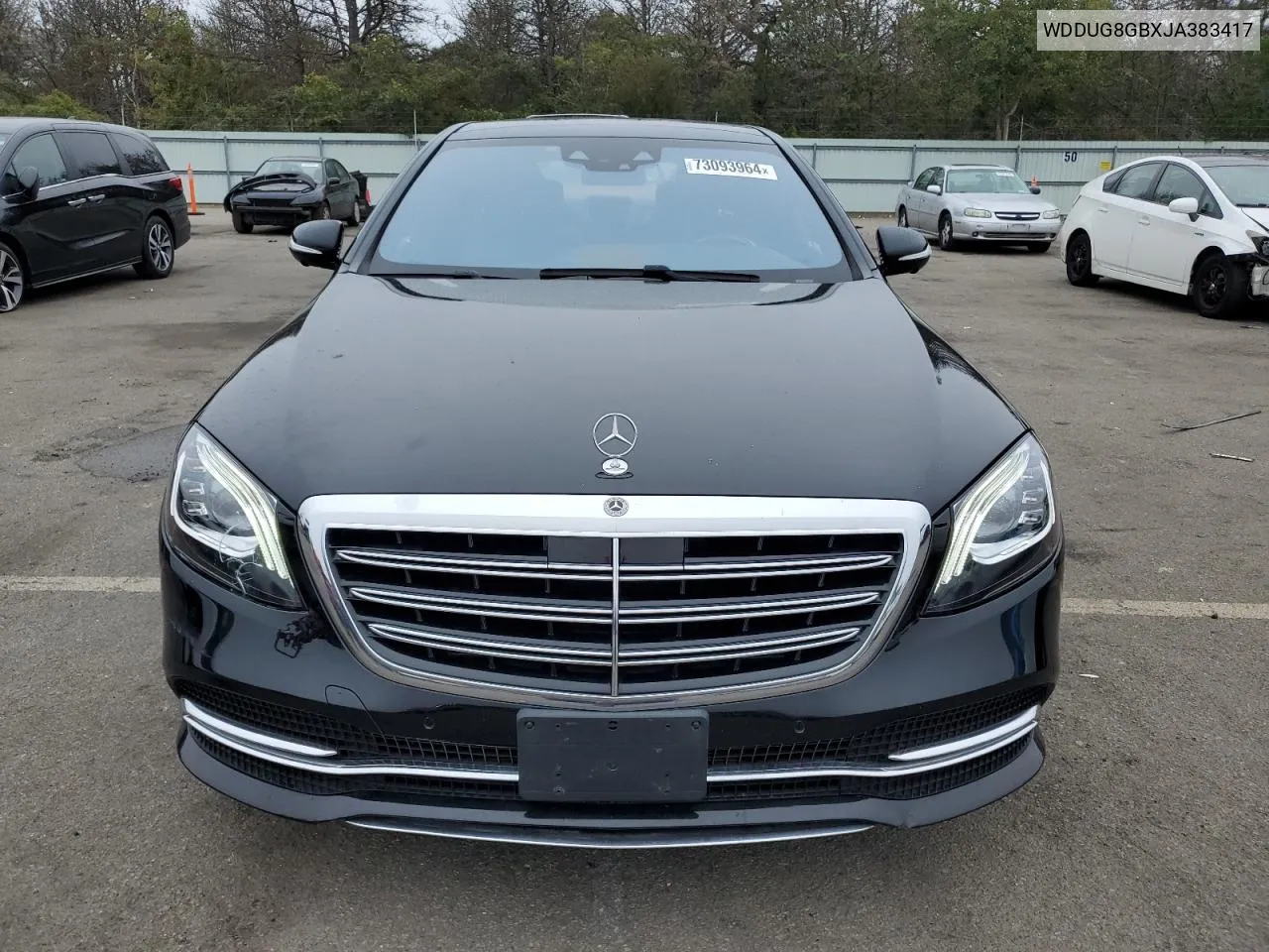 2018 Mercedes-Benz S 560 4Matic VIN: WDDUG8GBXJA383417 Lot: 73093964