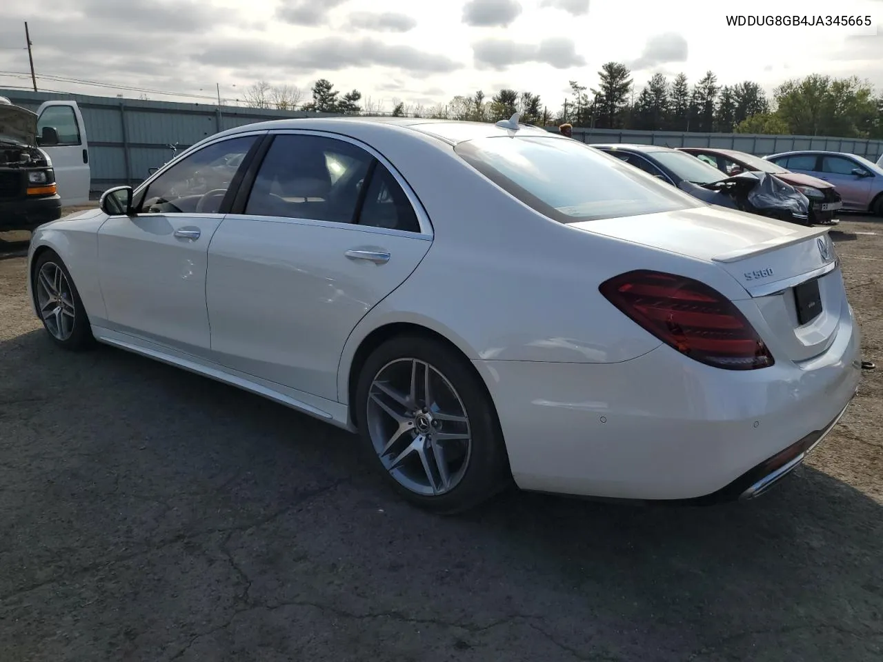 2018 Mercedes-Benz S 560 4Matic VIN: WDDUG8GB4JA345665 Lot: 73691584