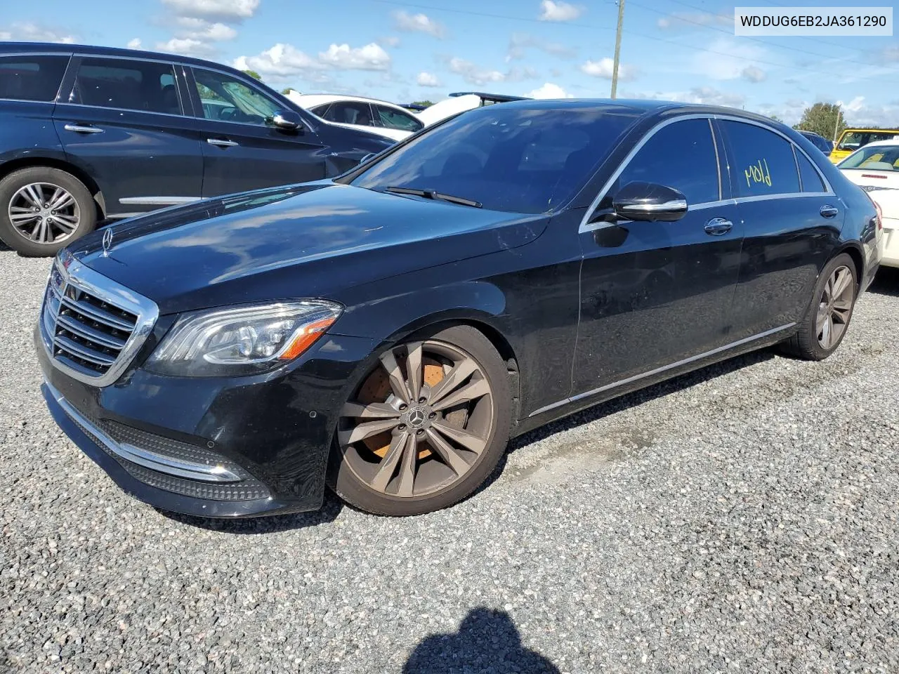 2018 Mercedes-Benz S 450 4Matic VIN: WDDUG6EB2JA361290 Lot: 74142414