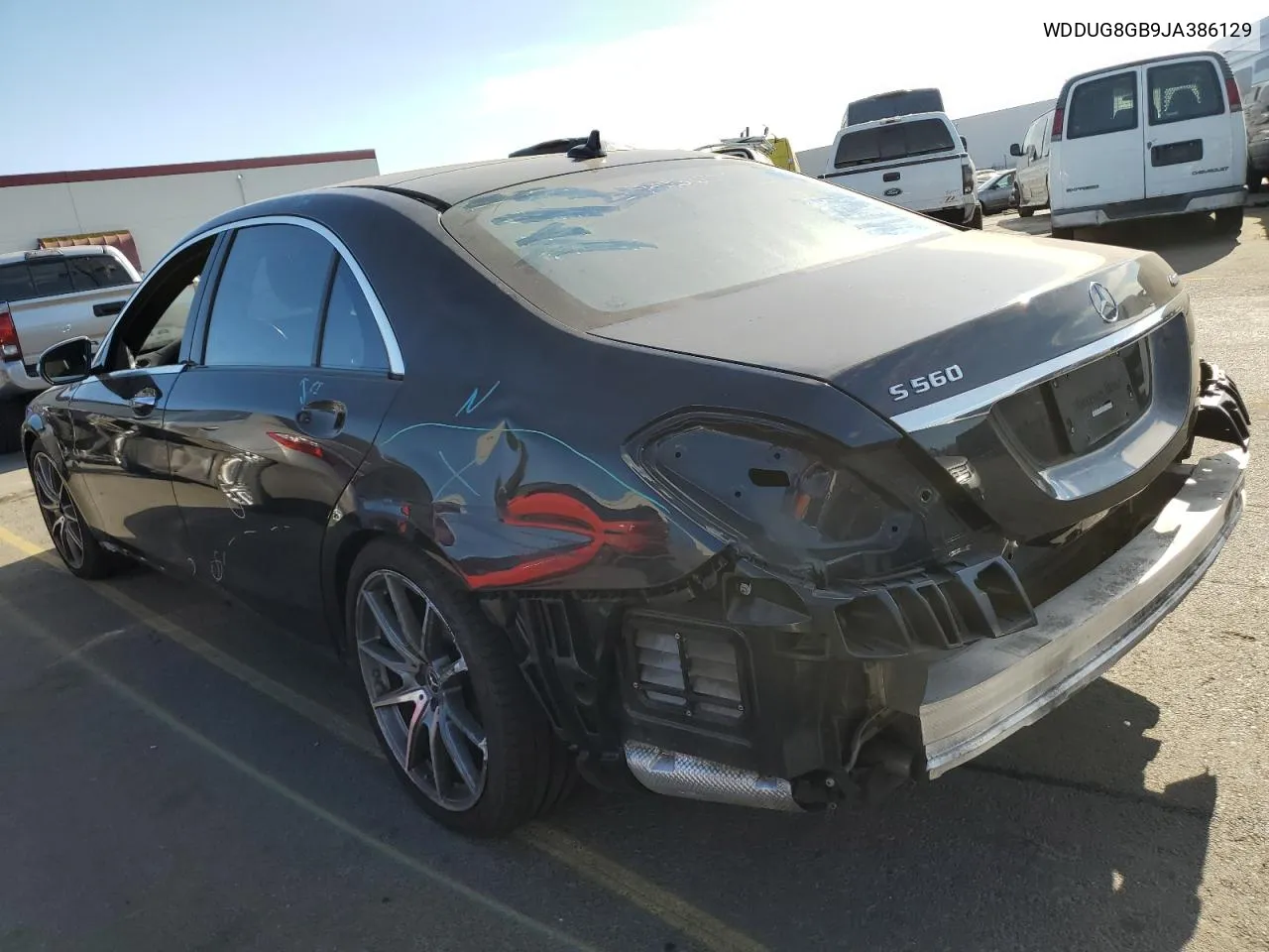 2018 Mercedes-Benz S 560 4Matic VIN: WDDUG8GB9JA386129 Lot: 74489264