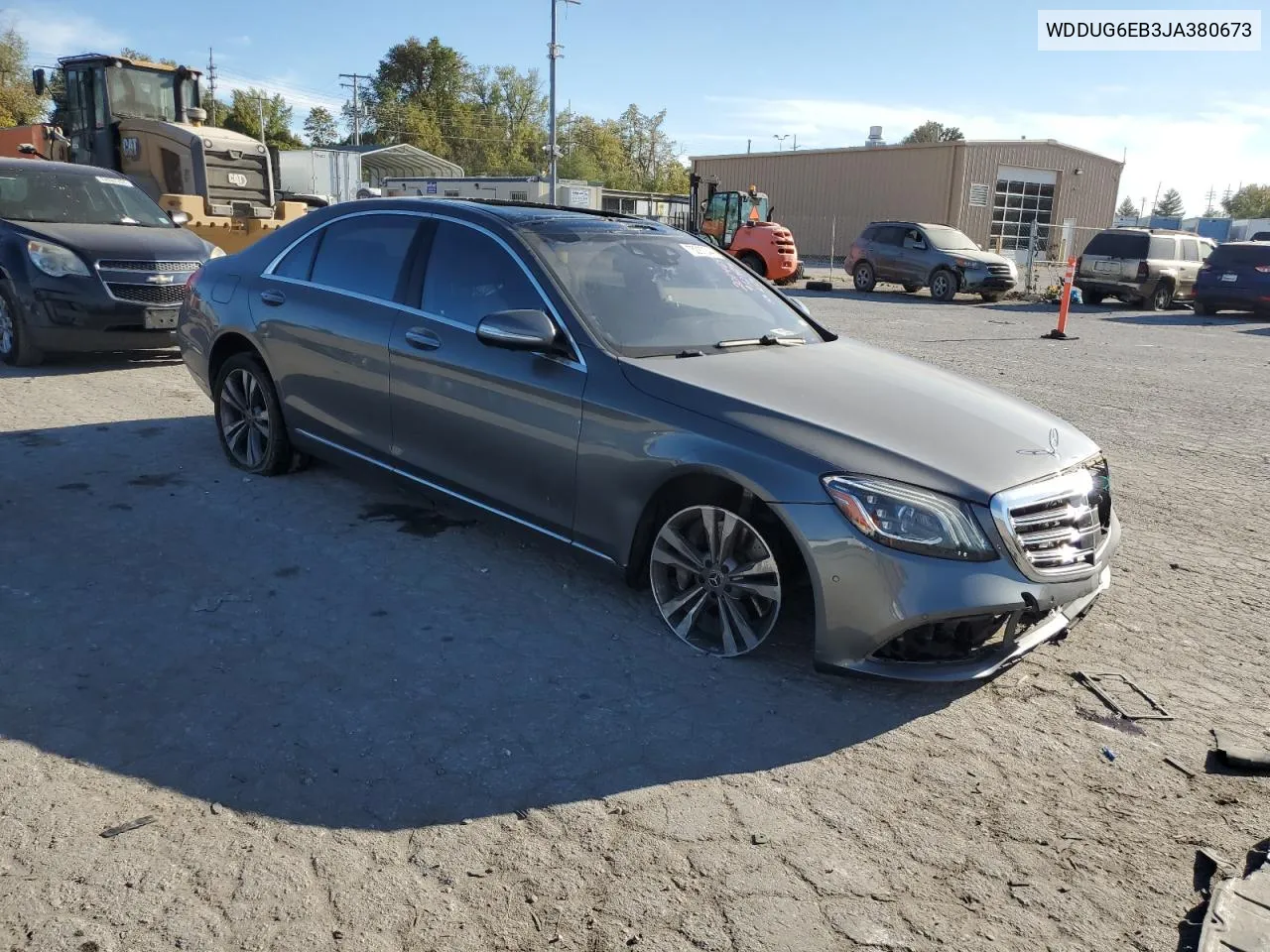 2018 Mercedes-Benz S 450 4Matic VIN: WDDUG6EB3JA380673 Lot: 75287044