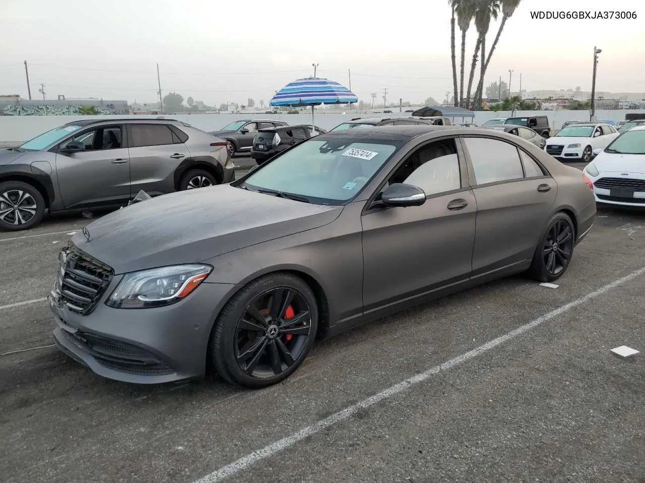 2018 Mercedes-Benz S 450 VIN: WDDUG6GBXJA373006 Lot: 75357414