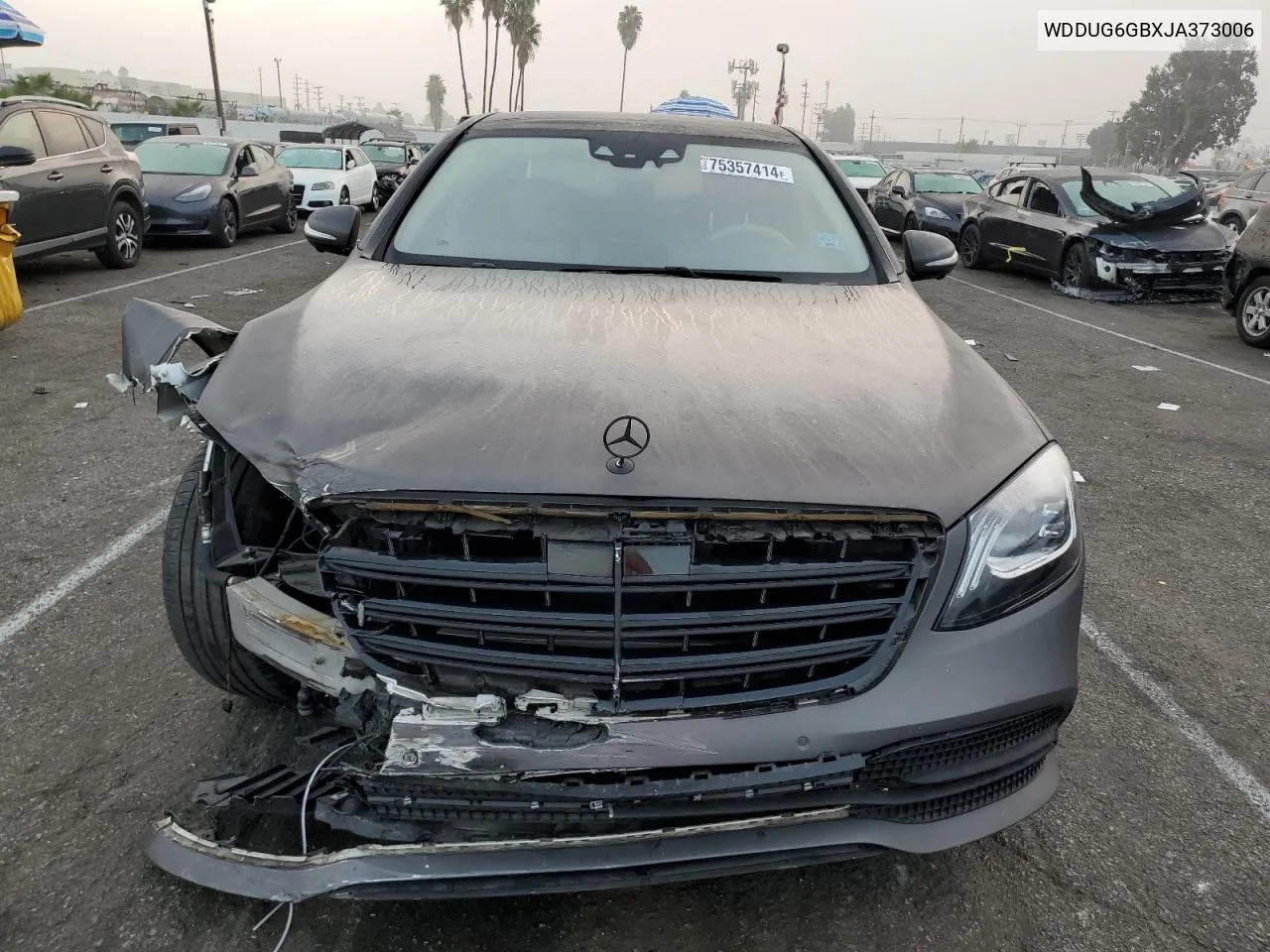 2018 Mercedes-Benz S 450 VIN: WDDUG6GBXJA373006 Lot: 75357414