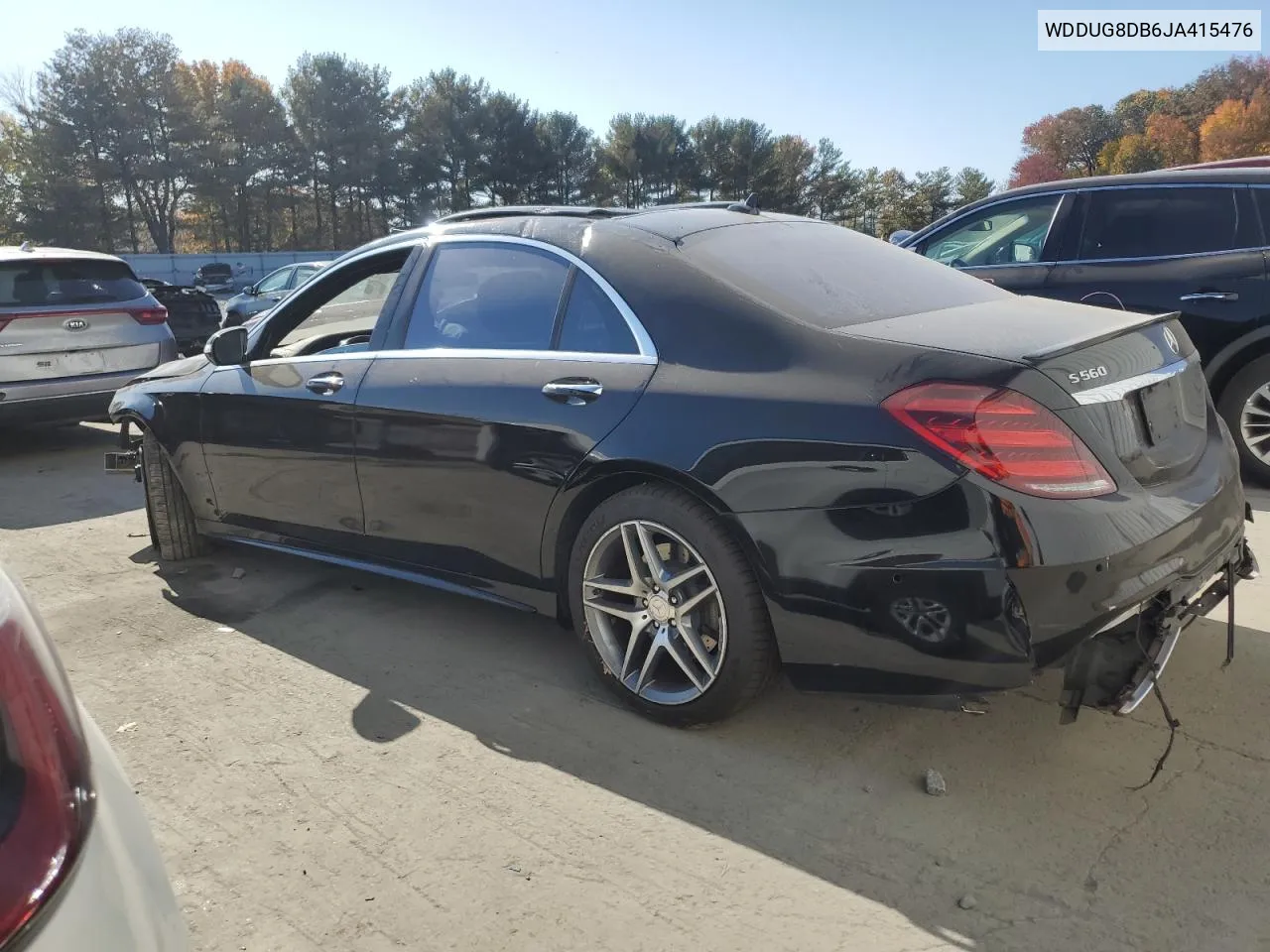 2018 Mercedes-Benz S 560 VIN: WDDUG8DB6JA415476 Lot: 76801144