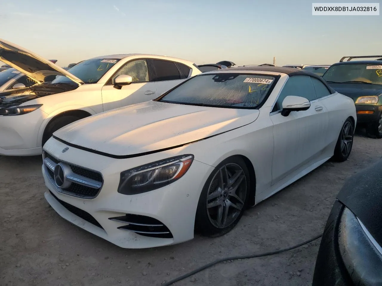 2018 Mercedes-Benz S 560 VIN: WDDXK8DB1JA032816 Lot: 77000674