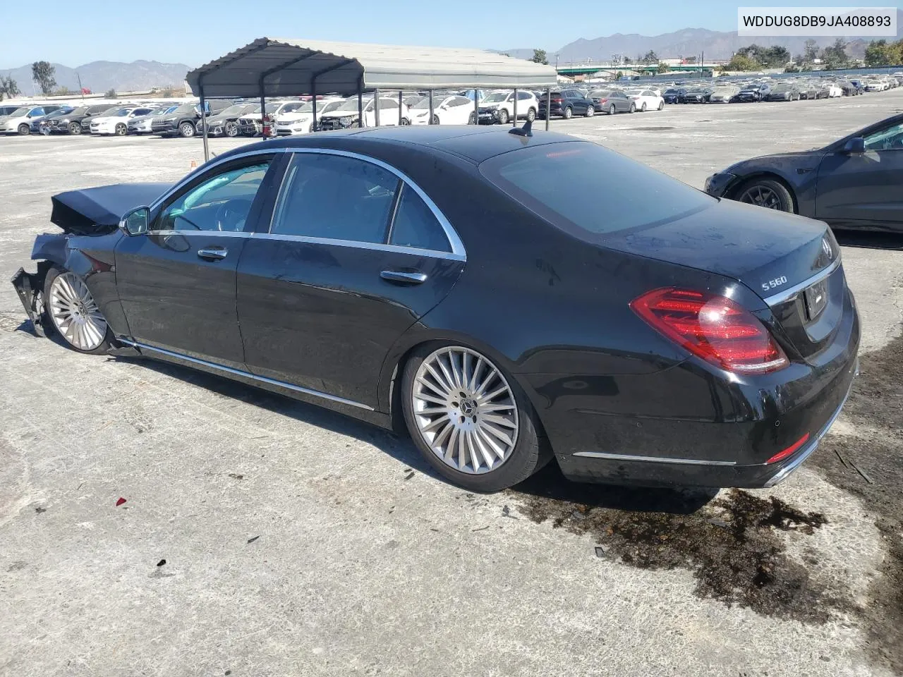 2018 Mercedes-Benz S 560 VIN: WDDUG8DB9JA408893 Lot: 77385354