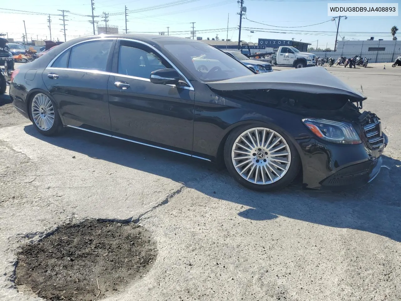 2018 Mercedes-Benz S 560 VIN: WDDUG8DB9JA408893 Lot: 77385354