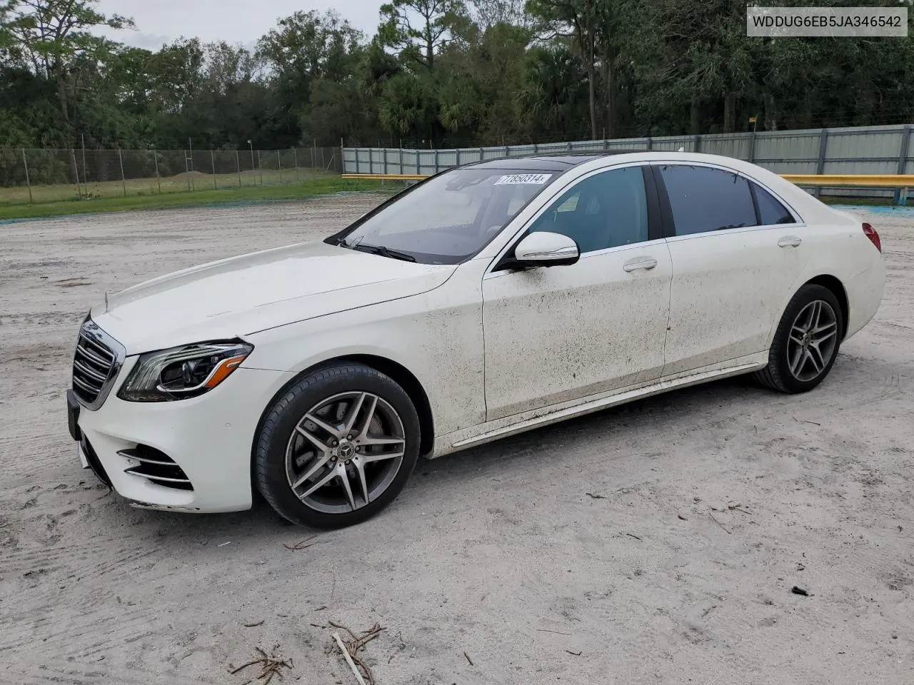 2018 Mercedes-Benz S 450 4Matic VIN: WDDUG6EB5JA346542 Lot: 77850314