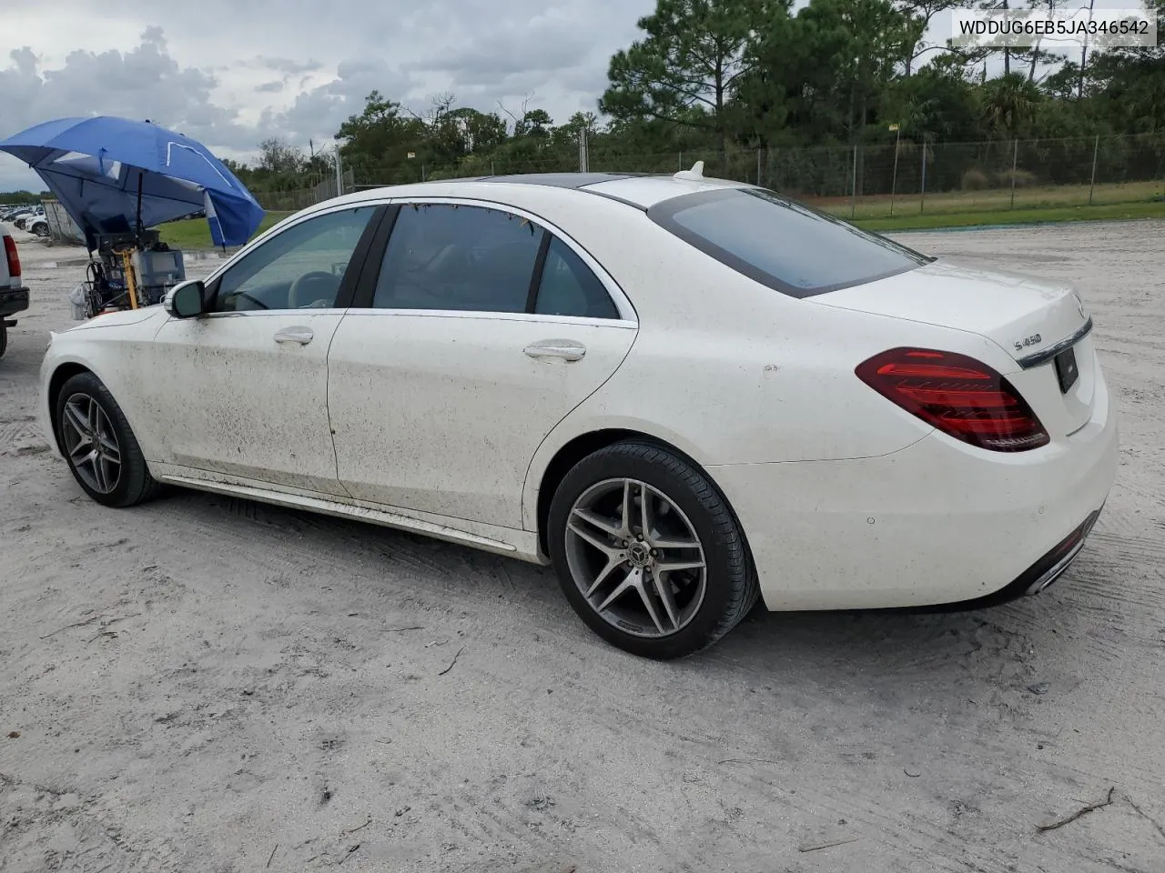 2018 Mercedes-Benz S 450 4Matic VIN: WDDUG6EB5JA346542 Lot: 77850314