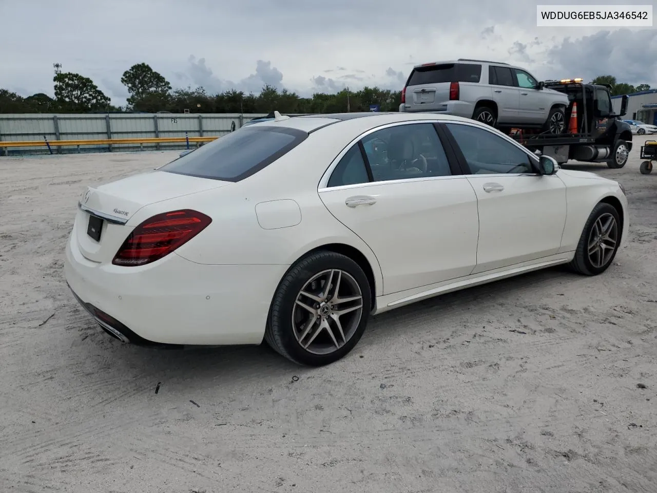 2018 Mercedes-Benz S 450 4Matic VIN: WDDUG6EB5JA346542 Lot: 77850314