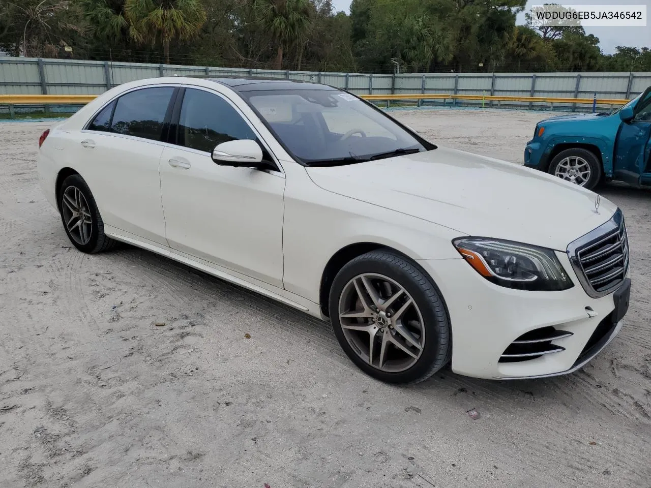 2018 Mercedes-Benz S 450 4Matic VIN: WDDUG6EB5JA346542 Lot: 77850314