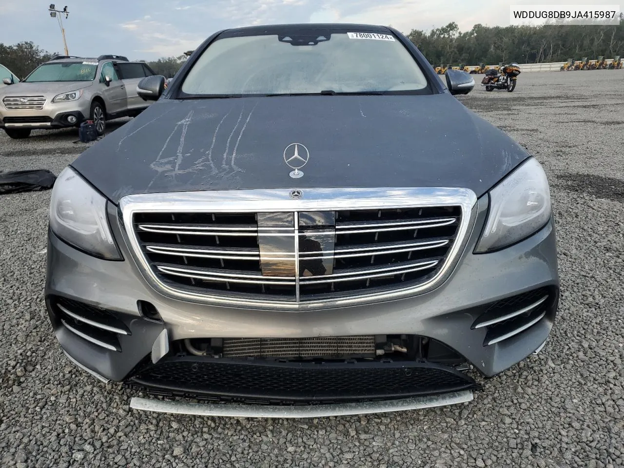 2018 Mercedes-Benz S 560 VIN: WDDUG8DB9JA415987 Lot: 78001124