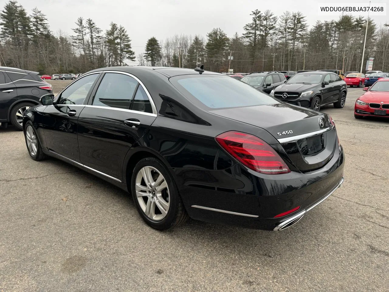 2018 Mercedes-Benz S 450 4Matic VIN: WDDUG6EB8JA374268 Lot: 78933674