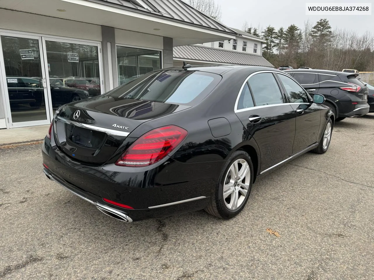 2018 Mercedes-Benz S 450 4Matic VIN: WDDUG6EB8JA374268 Lot: 78933674