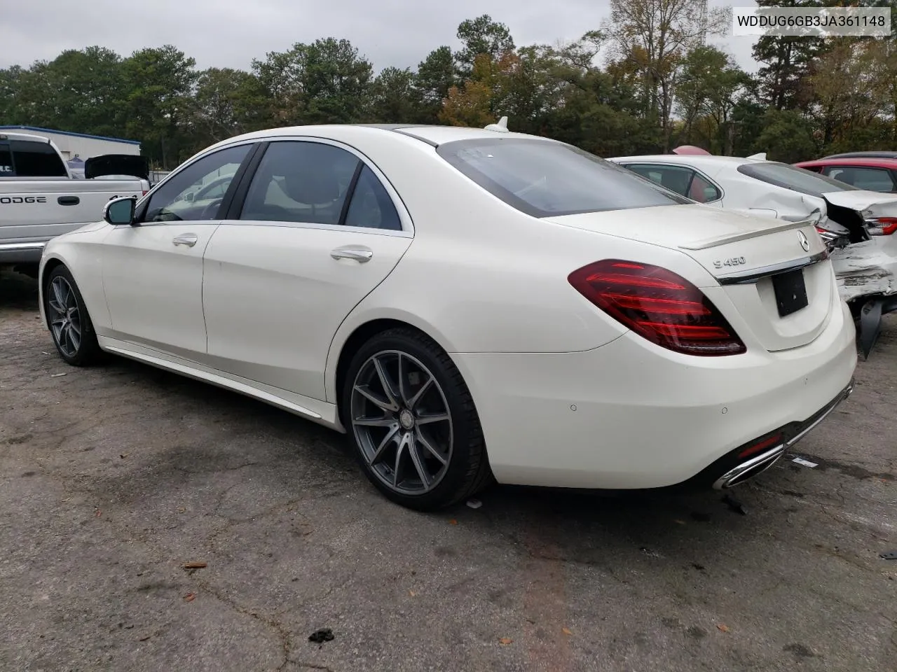 2018 Mercedes-Benz S 450 VIN: WDDUG6GB3JA361148 Lot: 79048564