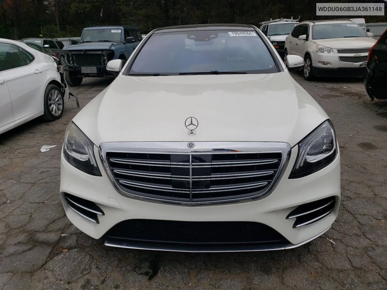 2018 Mercedes-Benz S 450 VIN: WDDUG6GB3JA361148 Lot: 79048564