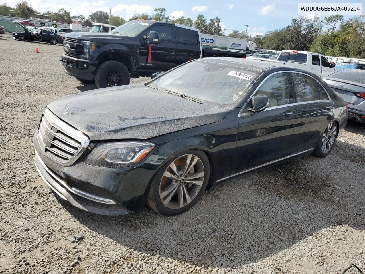 2018 Mercedes-Benz S 450 4Matic VIN: WDDUG6EB5JA409204 Lot: 79964414