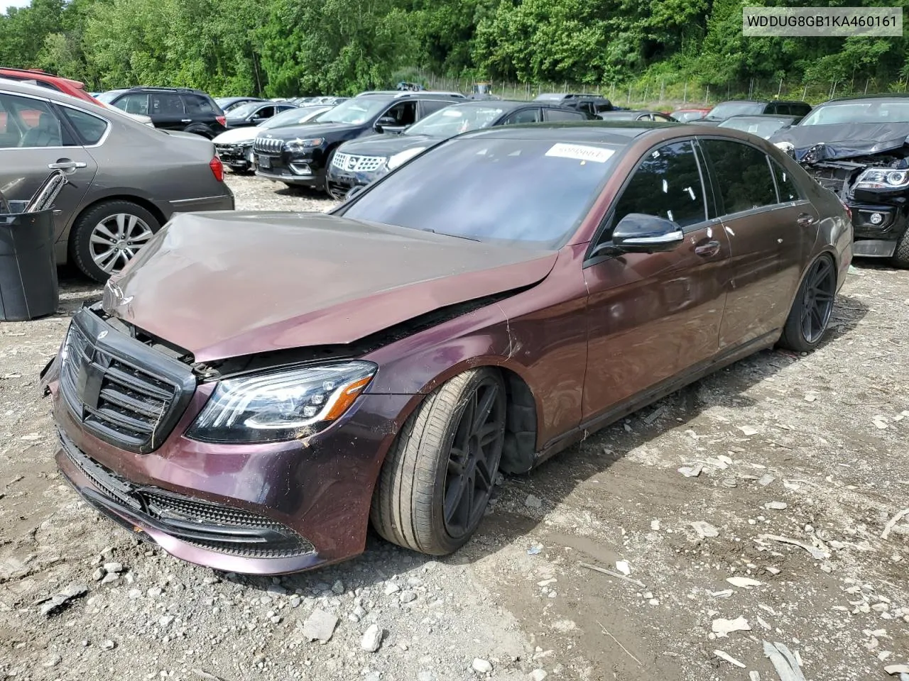 2019 Mercedes-Benz S 560 4Matic VIN: WDDUG8GB1KA460161 Lot: 56998664