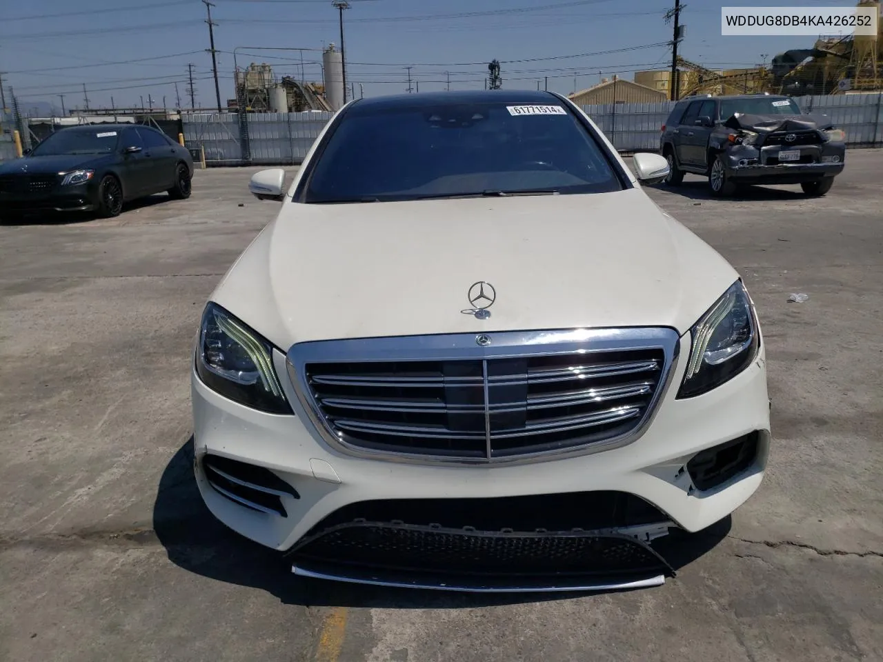 2019 Mercedes-Benz S 560 VIN: WDDUG8DB4KA426252 Lot: 61771514