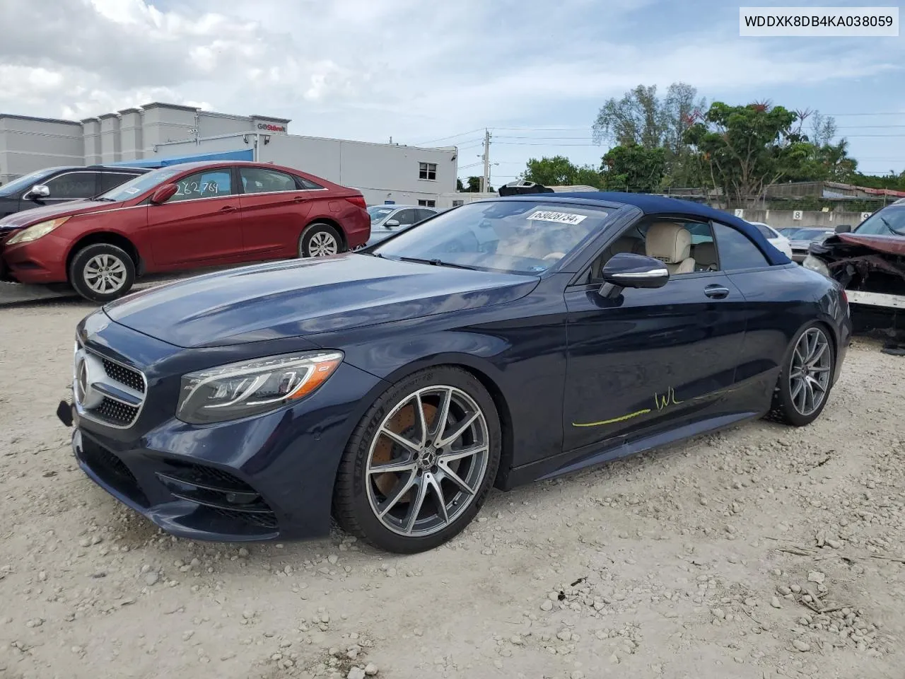 2019 Mercedes-Benz S 560 VIN: WDDXK8DB4KA038059 Lot: 63028734